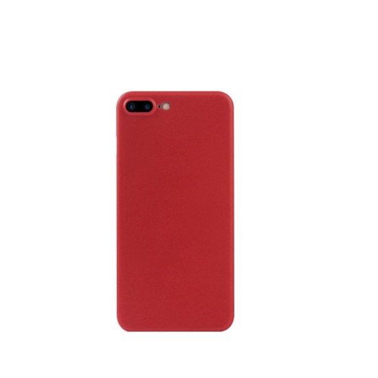 NXE Matte TPU Mobile Phone Protective Back Case priekš Apple iPhone 7 Plus / 8 Plus - Sarkans - matēts silikona aizmugures apvalks (bampers, vāciņš, slim TPU silicone cover shell, bumper)
