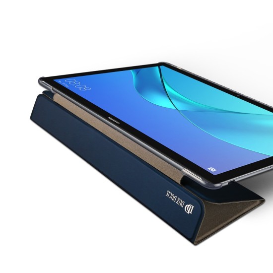 Dux Ducis Skin Pro series priekš Huawei MediaPad M5 10.8-inch - Tumši Zils - sāniski atverams maciņš ar magnētu un stendu (ādas maks, grāmatiņa, leather book wallet case cover stand)