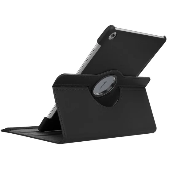 Litchi Grain 360 Rotary Stand Case for Huawei MediaPad M5 10.8-inch - Melns - sāniski atverams maciņš ar stendu (ādas maks, grāmatiņa, leather book wallet case cover stand) Litchi Grain 360 Rotary Stand Case for Huawei MediaPad M5 10.8-inch - Melns - sāniski atverams maciņš ar stendu (ādas maks, grāmatiņa, leather book wallet case cover stand)