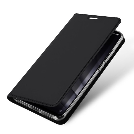 Dux Ducis Skin Pro series priekš Xiaomi Mi 8 Lite - Melns - sāniski atverams maciņš ar magnētu un stendu (ādas maks, grāmatiņa, leather book wallet case cover stand)