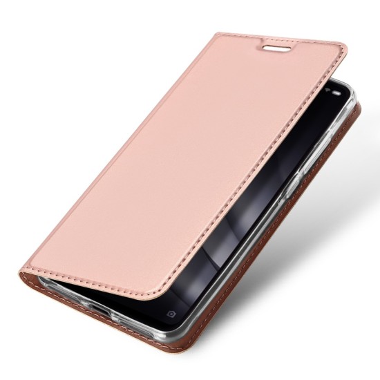 Dux Ducis Skin Pro series priekš Xiaomi Mi 8 Lite - Rozā Zelts - sāniski atverams maciņš ar magnētu un stendu (ādas maks, grāmatiņa, leather book wallet case cover stand)