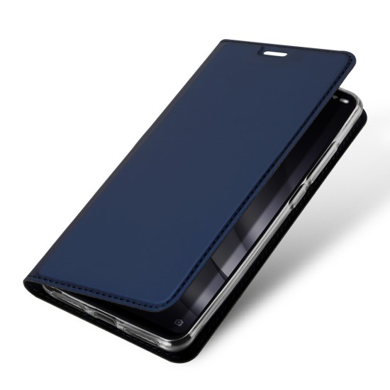 Dux Ducis Skin Pro series priekš Xiaomi Mi 8 Lite - Tumši Zils - sāniski atverams maciņš ar magnētu un stendu (ādas maks, grāmatiņa, leather book wallet case cover stand)