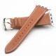 QIALINO Top Layer Cowhide Leather Strap priekš Apple Watch 38 / 40 / 41 mm - Gaiši Brūns - dabīgas ādas siksniņas (jostas) priekš pulksteņiem
