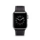 Top Layer Cowhide Leather Watch Band для Apple Watch 38 / 40 / 41 mm - Чёрный - ремешок для часов из натуральной кожи