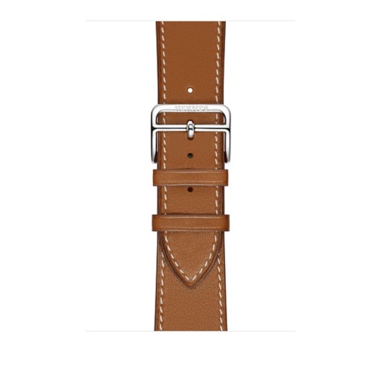 Genuine Leather Watch Band для Apple Watch 42 / 44 / 45 mm / Ultra 49 mm - Коричневый - ремешок для часов из натуральной кожи