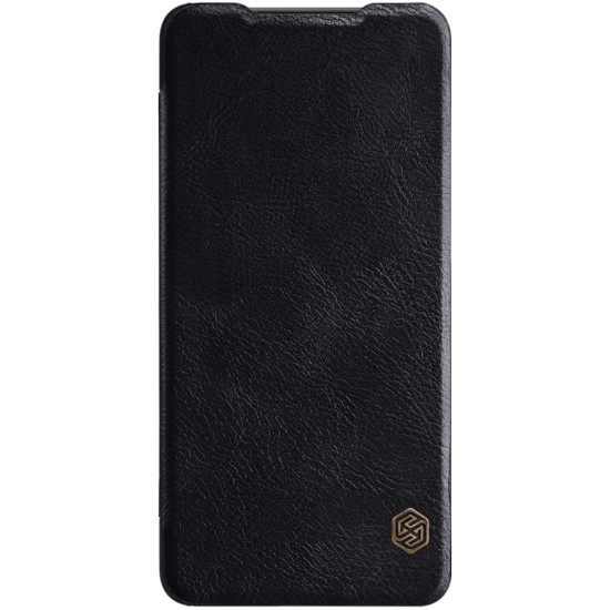 NILLKIN Qin Series Card Holder Leather Case priekš Huawei P30 - Melns - sāniski atverams maciņš (ādas maks, grāmatiņa, leather book wallet case cover)