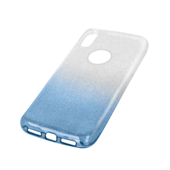 Gradient Glitter 3in1 Back Case для Xiaomi Redmi Go - Синий - силиконовая накладка / бампер (крышка чехол, ultra slim TPU silicone case cover, bumper)