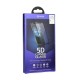 RoarKorea 5D Full Glue (Case Friendly) ar noapaļotām malām Tempered Glass screen protector priekš Samsung Galaxy Note 9 N960 - Melns - Ekrāna Aizsargstikls / Bruņota Stikla Aizsargplēve (Full screen size curved)