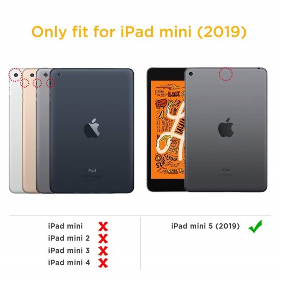 Crystal Clear TPU Protection Tablet Case Cover priekš Apple iPad mini 5 (2019) / mini 4 (2015) - Caurspīdīgs - silikona aizmugures apvalks