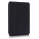 Tri-fold Stand PU Smart Auto Wake/Sleep Leather Case priekš Apple iPad mini 5 (2019) / mini 4 (2015) - Melns - sāniski atverams maciņš ar stendu