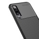 Beetle Series Carbon Fiber TPU Protection Phone Cover priekš Xiaomi Mi 9 SE - Melns - triecienizturīgs silikona aizmugures apvalks (bampers, vāciņš, slim TPU silicone case shell cover, bumper)