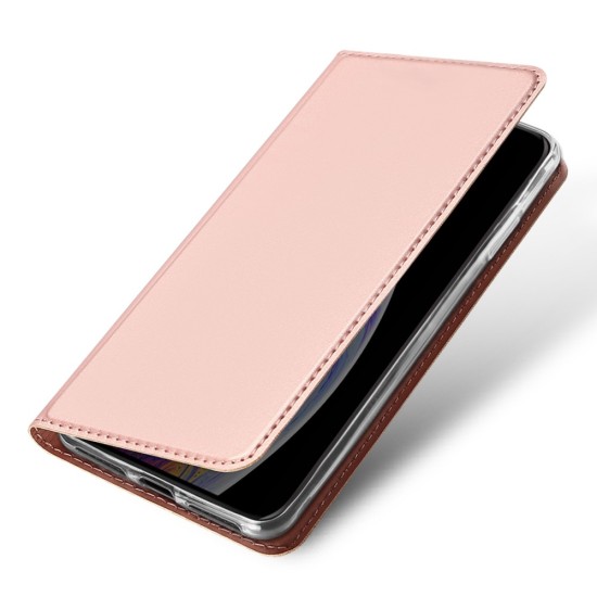 Dux Ducis Skin Pro series priekš Apple iPhone 11 - Rozā Zelts - sāniski atverams maciņš ar magnētu un stendu (ādas maks, grāmatiņa, leather book wallet case cover stand)