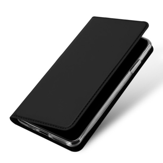 Dux Ducis Skin Pro series priekš Apple iPhone 11 Pro Max - Melns - sāniski atverams maciņš ar magnētu un stendu (ādas maks, grāmatiņa, leather book wallet case cover stand)