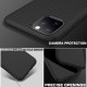 Twill Texture Silicone Mobile Phone Cover Shell priekš Apple iPhone 11 Pro Max - Melns - triecienizturīgs silikona aizmugures apvalks (bampers, vāciņš, slim TPU silicone case shell cover, bumper)