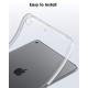 Flexible Clear TPU Tablet Cover Case priekš Apple iPad 10.2 (2019 / 2020 / 2021) - Caurspīdīgs - silikona apvalks (bampers, vāciņš, slim TPU silicone shell, bumper)