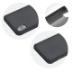 RoarKorea Armor Carbon Back Case priekš Apple iPhone 11 Pro Max - Melns - triecienizturīgs silikona aizmugures apvalks / maciņš