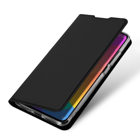 Dux Ducis Skin Pro series priekš Xiaomi Mi 9 Lite - Melns - sāniski atverams maciņš ar magnētu un stendu (ādas maks, grāmatiņa, leather book wallet case cover stand)