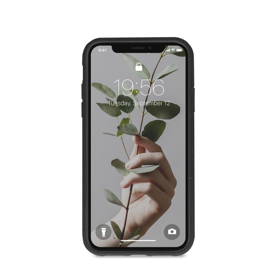 Forever Bioio Organic Back Case priekš Apple iPhone 11 Pro Max - Melns - matēts silikona aizmugures apvalks / vāciņš no bioloģiski sadalītiem salmiem