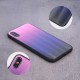Aurora Glass Back Case priekš Apple iPhone 11 Pro Max - Rozā / Melns - silikona un stikla aizmugures apvalks (bampers, vāciņš, TPU back cover, bumper shell)