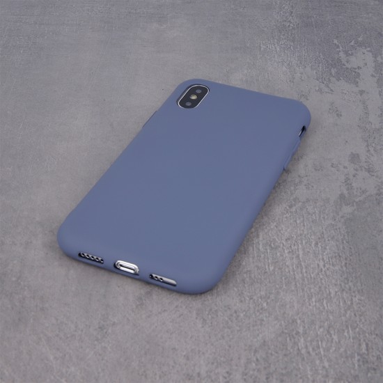 OEM Silicone Back Case (Microfiber Soft Touch) priekš Samsung Galaxy A70 A705 - Ceriņu - matēts silikona aizmugures apvalks
