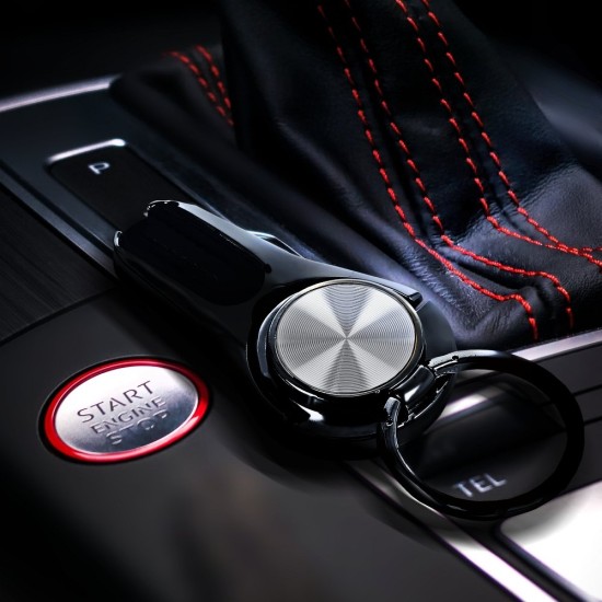 Ring Air Vent Car holder - Sudrabains - Universāls gredzens / stiprinājums turētājs auto ventilācijas režģa