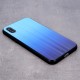 Aurora Glass Back Case priekš Huawei P Smart Pro (2019) - Gaiši Zils - silikona un stikla aizmugures apvalks (bampers, vāciņš, TPU back cover, bumper shell)