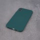 OEM Silicone Back Case (Microfiber Soft Touch) priekš Xiaomi Redmi Note 8T - Tumši Zaļš - matēts silikona aizmugures apvalks