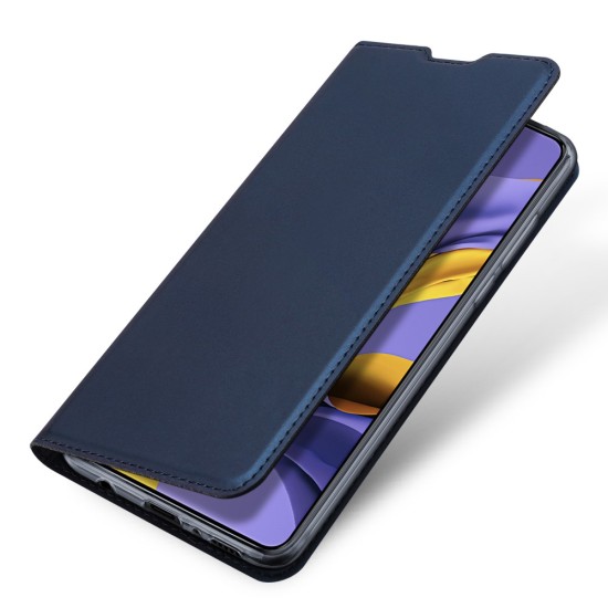 Dux Ducis Skin Pro series priekš Samsung Galaxy A71 A715 - Tumši Zils - sāniski atverams maciņš ar magnētu un stendu (ādas maks, grāmatiņa, leather book wallet case cover stand)