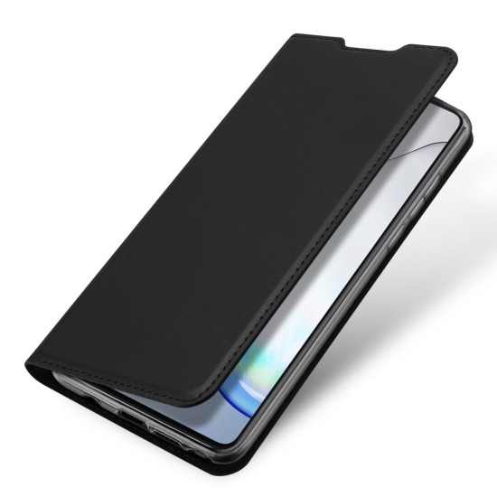 Dux Ducis Skin Pro series для Samsung Galaxy Note 10 Lite N770 - Чёрный - чехол-книжка сo стендом / подставкой (кожаный чехол-книжка, leather book wallet case cover stand)