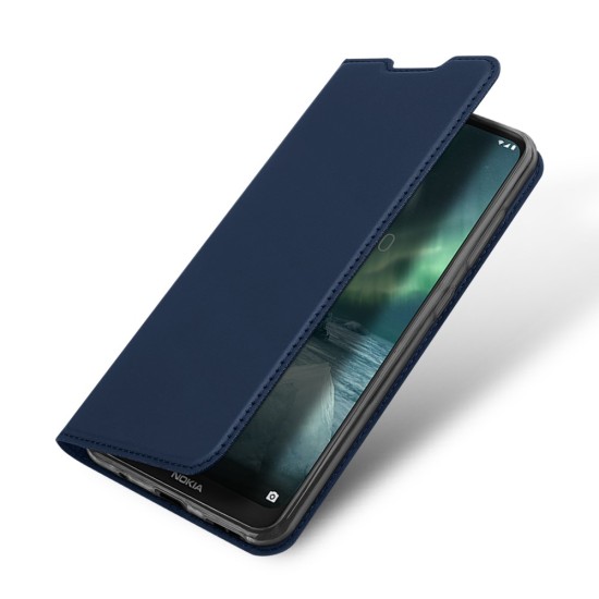 Dux Ducis Skin Pro series priekš Nokia 6.2 / 7.2 - Tumši Zils - sāniski atverams maciņš ar magnētu un stendu (ādas maks, grāmatiņa, leather book wallet case cover stand)