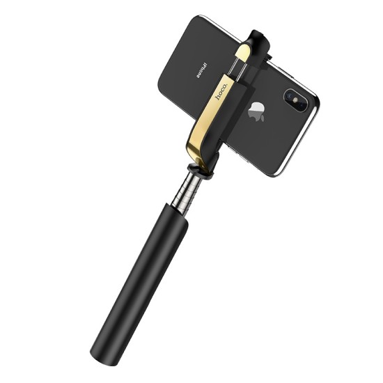 Hoco K12 Bluetooth remote control Selfie Stick - Rozā - Selfie monopod Teleskopisks Universāla stiprinājuma statīvs