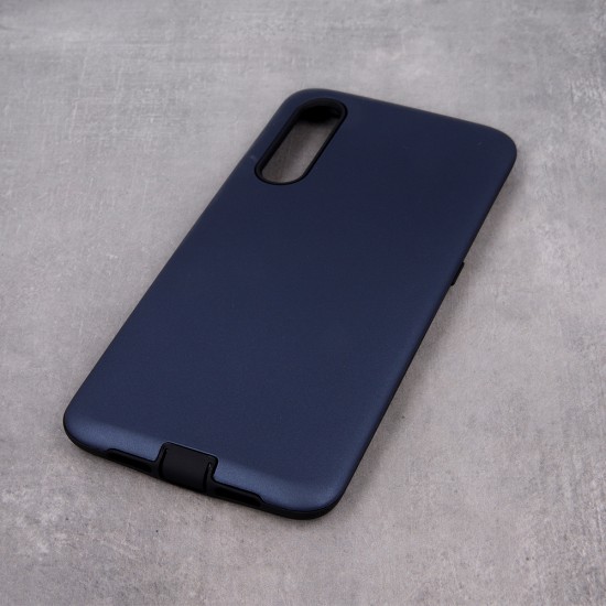 Defender Smooth Back Case priekš Apple iPhone XR - Tumši Zils - triecienizturīgs silikona aizmugures apvalks / maciņš