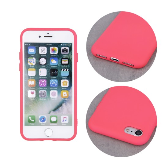 OEM Silicone Back Case (Microfiber Soft Touch) для Samsung Galaxy A41 A415 - Розовый - матовая силиконовая накладка / бампер