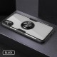 Forcell Carbon Clear Ring Back Case priekš Huawei Honor View 20 - Caurspīdīgs - triecienizsturīgs silikona aizmugures apvalks ar gredzenu