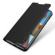 Dux Ducis Skin Pro series priekš Samsung Galaxy A21s A217 - Melns - sāniski atverams maciņš ar magnētu un stendu (ādas maks, grāmatiņa, leather book wallet case cover stand)