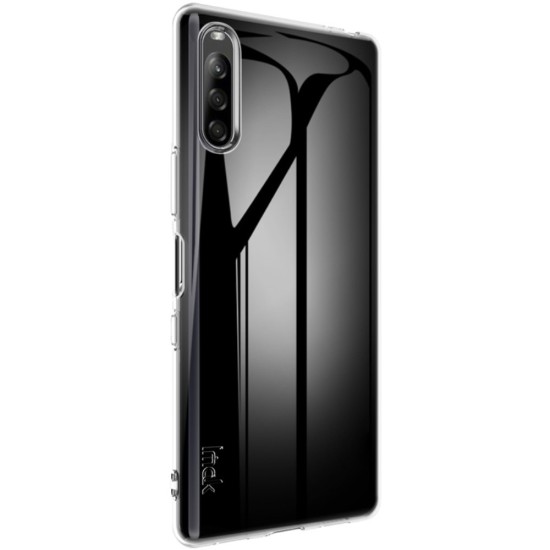 IMAK UX-5 Series Soft TPU Mobile Phone Case priekš Sony Xperia L4 XQAD52M4L - Caurspīdīgs - silikona aizmugures apvalks