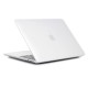 Matte Plastic Protective Case для Apple MacBook Air 13-inch (2018 / 2019) A1932; (2020) A2179; M1 (2020) A2337 - Прозрачный - матовая пластиковая накладка / чехол с обеих сторон