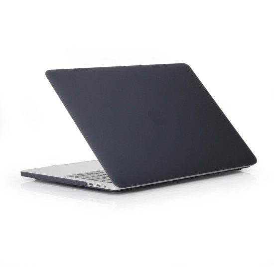 Matte Plastic Protective Case priekš Apple MacBook Pro 16-inch (2019) A2141 - Melns - matēts plastikas no abām pusēm apvalks / maciņš