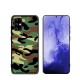 NXE Camouflage Pattern PC/TPU Hybrid Back Case priekš Samsung Galaxy S20 Plus 5G G986 - Tumši Zaļš - plastikāta / silikona aizmugures apvalks / bampers-vāciņš