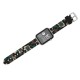 Camouflage Pattern Flexible Silicone Watch Strap priekš Apple Watch 38 / 40 / 41 mm - Tumši Zaļš - silikona siksniņas (jostas) priekš pulksteņiem