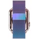 Magnetic Milanese Loop Metal Watch Strap для Apple Watch 42 / 44 / 45 mm / Ultra 49 mm - Разноцветный - ремешок для часов на магните из стали для умных часов