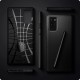 Spigen Liquid Air Back Case priekš Samsung Galaxy Note 20 N980 - Melns - silikona aizmugures apvalks  / bampers-vāciņš