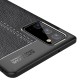 Litchi Skin PU Leather Coated TPU Mobile Phone Case priekš Samsung Galaxy Note 20 N980 - Melns - ādas imitācijas triecienizturīgs silikona aizmugures apvalks / bampers-vāciņš