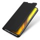 Dux Ducis Skin Pro series priekš Xiaomi Poco X3 NFC / X3 Pro - Melns - sāniski atverams maciņš ar magnētu un stendu