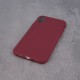 OEM Silicone Back Case (Microfiber Soft Touch) для Xiaomi Redmi 9A - Бордовый - матовая силиконовая накладка