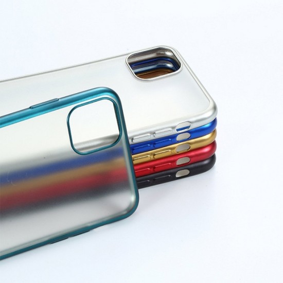 Forcell New Electro Matt TPU Back Case priekš Samsung Galaxy M21 M215 - Zaļš - silikona aizmugures apvalks / bampers-vāciņš