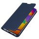 Dux Ducis Skin Pro series priekš Samsung Galaxy M31s M317 - Tumši Zils - sāniski atverams maciņš ar magnētu un stendu