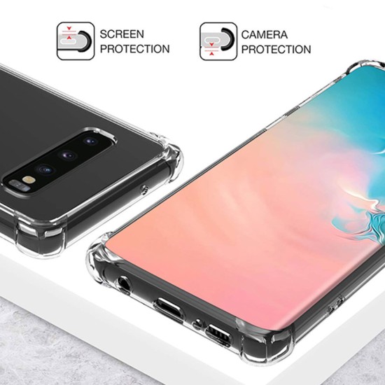 Anti Shock 0.5mm Back Case priekš Samsung Galaxy A12 A125 - Caurspīdīgs - triecienizturīgs silikona aizmugures apvalks / bampers-vāciņš