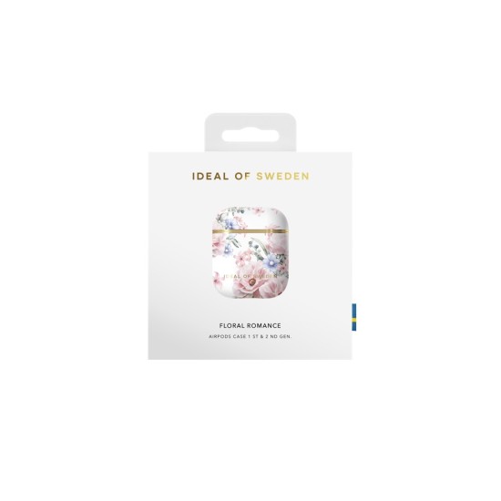 iDeal of Sweden Fashion Case priekš Apple Airpods - Floral Romance - plastikāta apvalks bezvadu austiņu lādēšanas ierīcei