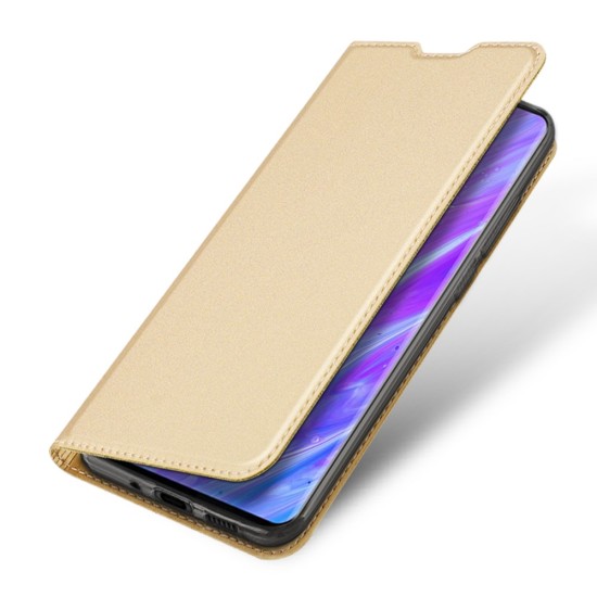 Dux Ducis Skin Pro series для Huawei P Smart (2021) - Золотистый - чехол-книжка с магнитом и стендом / подставкой